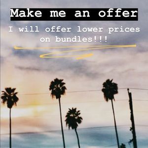 MAKE AN OFFER, LET’S NEGOTIATE!